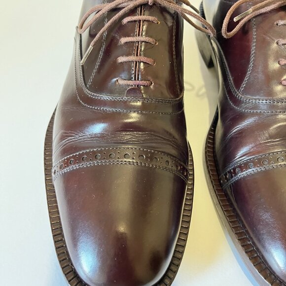 Dark Brown Cap Toe Dress Shoe by Joan & David Couture - Picture 4 of 13